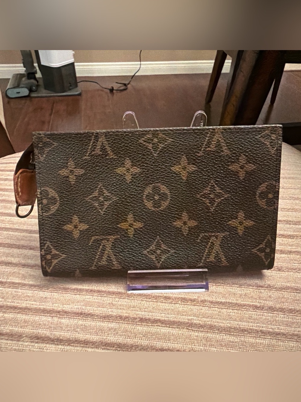 Authentic Louis Vuitton Monogram Canvas Accessory/ Pouchette Wallet - Monogram